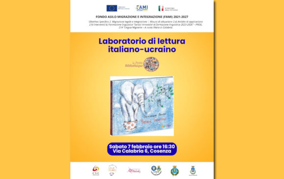 Terzo appuntamento dei laboratori di lettura in lingua madre per minori stranieri