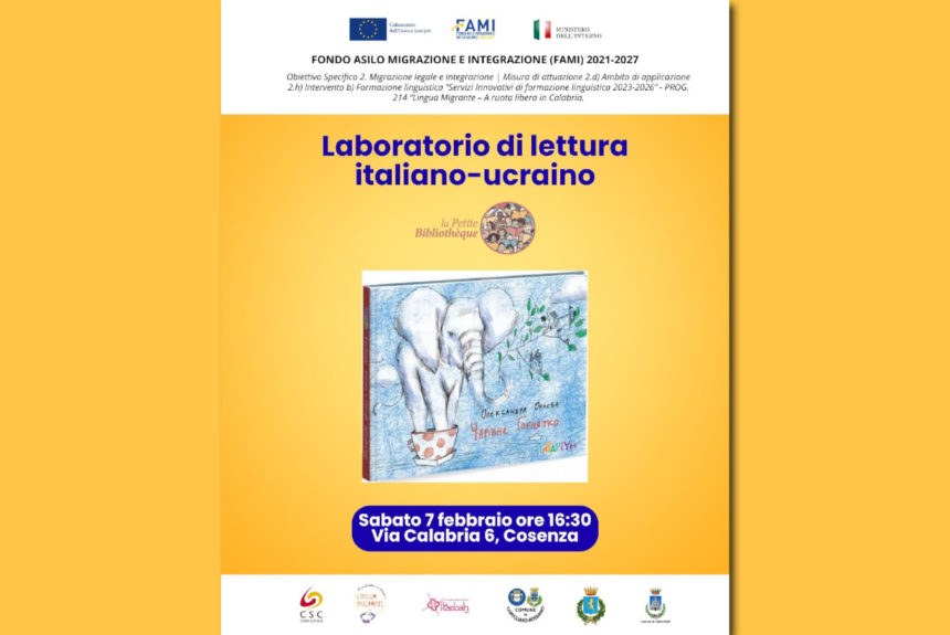 Terzo appuntamento dei laboratori di lettura in lingua madre per minori stranieri