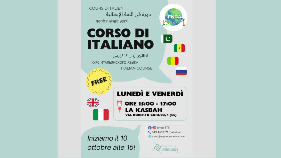 Corso di lingua italiana gratuito Corso di lingua italiana gratuito